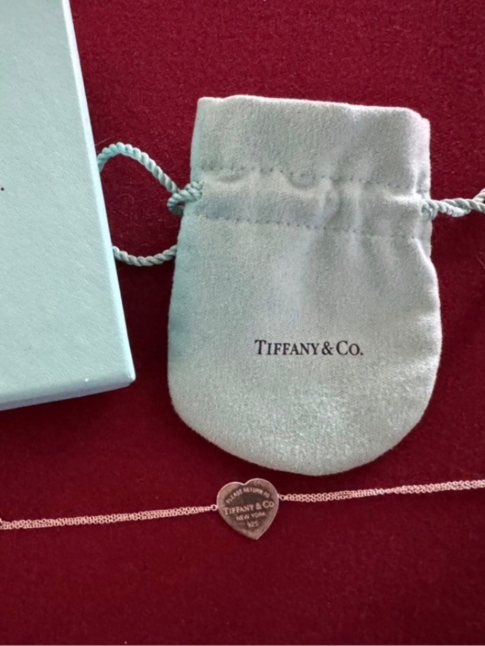 Tiffany heart silver bracelet